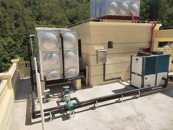 【空氣能熱水工程】浙江麗水訓(xùn)練基地?zé)崴到y(tǒng)